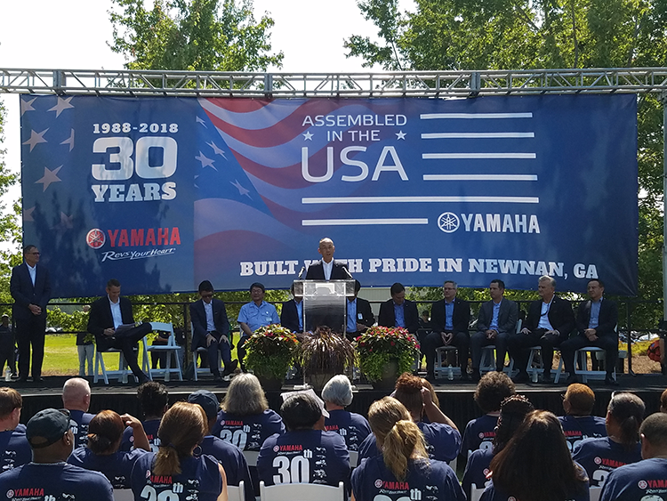 Yamaha Celebrates 30 Years of U.S. Manufacturing